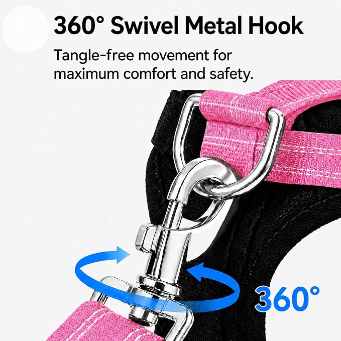 Dog Seat Belt 2Pcs, Retractable Pet Car Harness, Adjustable Dog SeatBelts for Vehicle, Nylon Pet Safety with Elastic Bungee