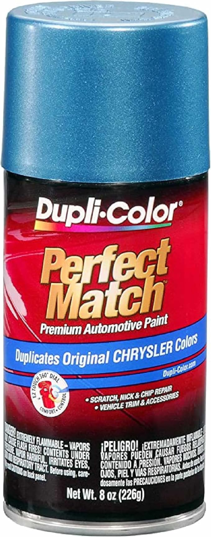 Dupli-Color Ebcc03867 Teal Metallic Chrysler Perfect Match Automotive Paint - 8 Oz. Aerosol
