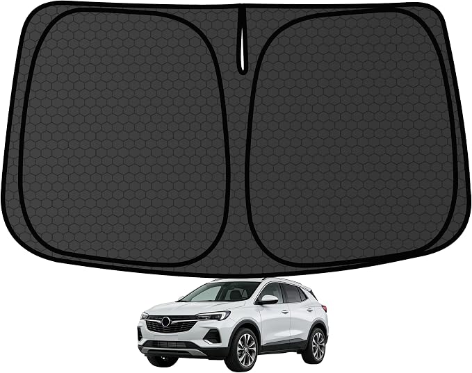 Encore Customized Windshield Sun Shade for 2020 2021 2022 2023 2024 2025 2026 Enclave (Not fits for Encore GX) Front Window SunShade Visor Protector Foldable Blocks UV Rays Keep Car Cooler Accessories