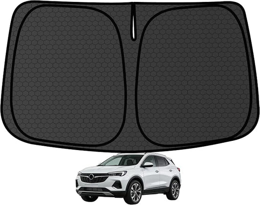 Encore Customized Windshield Sun Shade for 2020 2021 2022 2023 2024 2025 2026 Enclave (Not fits for Encore GX) Front Window SunShade Visor Protector Foldable Blocks UV Rays Keep Car Cooler Accessories