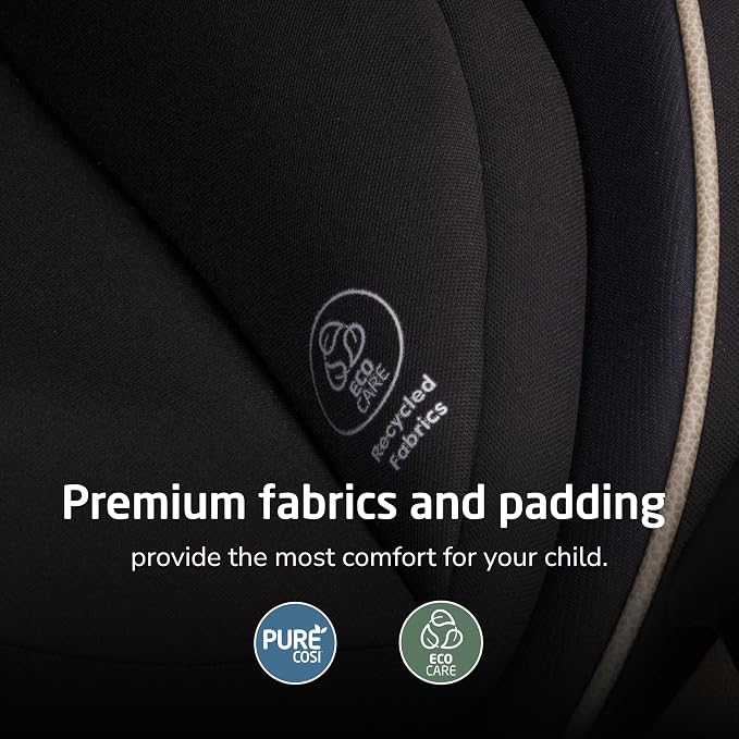 Maxi-Cosi Kani 4-in-1 Infant Kids Convertible Car Seat, Rear-Facing Forward-Facing Carseat, Booster, Slim Fit, Magnetic Buckle, 5-Position Recline, Fits 5-100 lbs, 19-57 in, Caspian Caviar