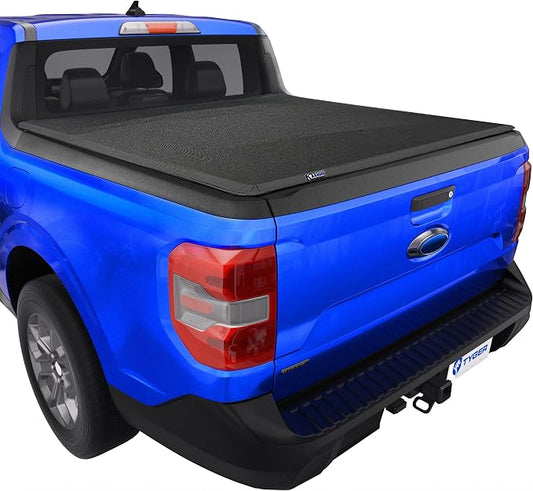 Tyger Auto T3X Soft Tri-Fold in Fabric Truck Bed Tonneau Cover Compatible with 2022-2026 Ford Maverick (Not Fit Models with Utility Track System) | 4.5' (54") Bed | TG-BC3F1061X