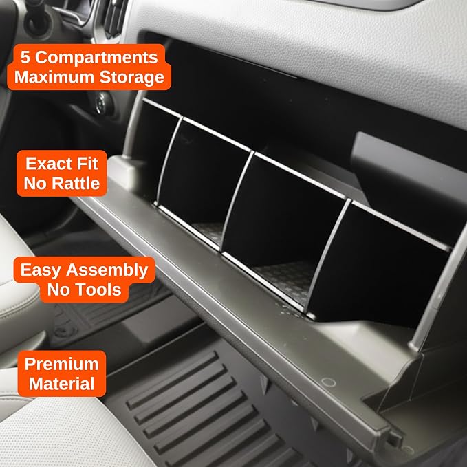Vehicle OCD - Glove Box Organizer for Chevy Colorado/GMC Canyon (2015-2022) - Made in USA - SLX145