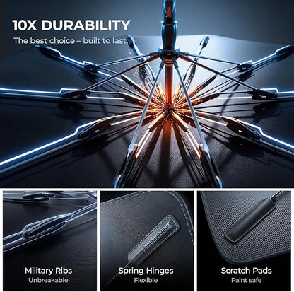 [2026 Upgraded] DooGooCoo Windshield Sun Shade Umbrella for Honda CRV 2023-2025 2026 [100% Sunlight Blocked, Cooling Ice Crystal] Sunshade for Car Windshield for CRV Sun Shade, Custom Fit for CR-V.