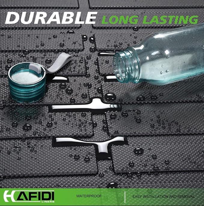 All Weather Car Floor Mats & Cargo Liner for Honda HR-V 2023 2024 2025 2026 2027/HR-V Hybrid 2023 2024 2025 2026 2027 Custom Fit Full Set Accessories - Black