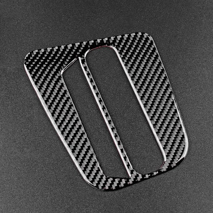 AIRSPEED for BMW E46 1998-2006 Center Console Gear Shift Panel Trim (Upper Left Button Cutout) – Carbon Fiber Interior Trim Accessories, Black