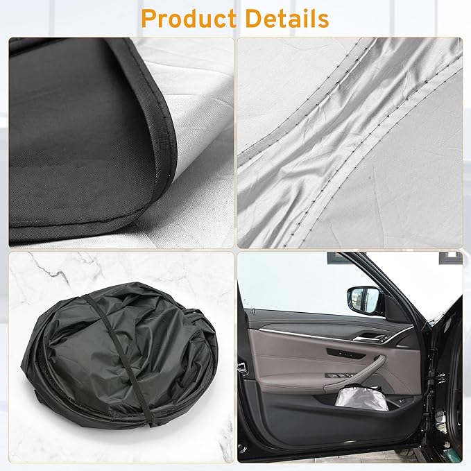 XHRING Windshield Sun Shade for Lexus is IS250 IS350 IS300 IS460 is Couple ES ES350 RC CT LS UX Series Accessories, Car Front Window Sunshade Sun Visor Shield for Lexus Sedans Sun Protection