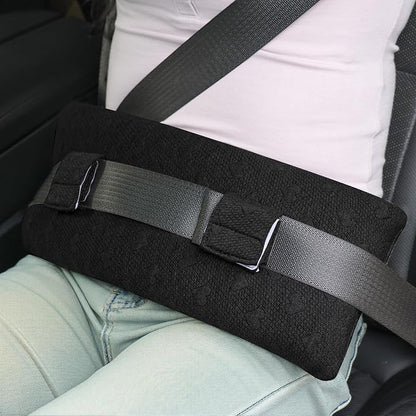 Seat Belt Pillow Post-Surgery – with Ice/Hot Pocket for C-Section, for Chest/Heart Travel