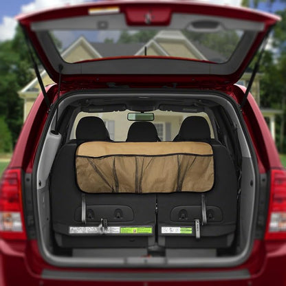 FH Group FH1122BEIGE E-Z Travel™ Multi-Pocket Storage Collapsible Beige Car Trunk Organizer (Easy Carry Perfect for Garage or Grocery Store, 1 Pack)