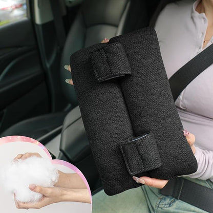 Seat Belt Pillow Post Surgery, Chemo Port Pillow for Seatbelt Chest Protector Chemo Patients Pacemaker Heart Surgery Recovery Support Cushion Gifts Women with Insert Ice Pockets