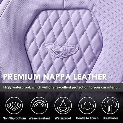 Coverado Seat Covers, Car Seat Covers Front Seats, Purple Car Seat Cover, Luxury Car Seat Covers, Seat Cushion, Front Car Seat Covers Leatherette Car Seat Protector