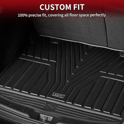 LASFIT Cargo Liner for Honda CR-V 2026 2025 2024 2023 (Gasoline & Hybrid & e:FCEV) All Weather TPE Car Trunk Mat (Upper Position), Cargo Only Black