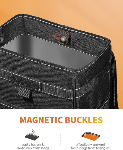 HOTOR Car Trash Can - Leak-Proof Car Organizer and Storage Bag for The Back/Front/Console of Any Cars,Sedans, SUVs & Trucks Easy-to-Install Car Accessory Interior