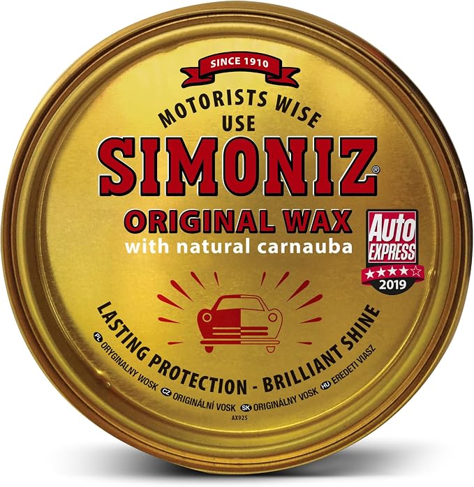 Simoniz SIM0010A 150G Original Carnauba Wax for Polishing, Paint Protection