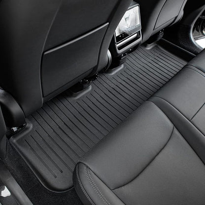 SUPER LINER Tesla Model Y Floor Mats 2025 2026 | Custom Fit All-Weather 11-Piece Set TPE Material| Model Y Juniper Floor Mats Back Seat Protector,Cargo Liner, Trunk & Interior Accessories 5-seat