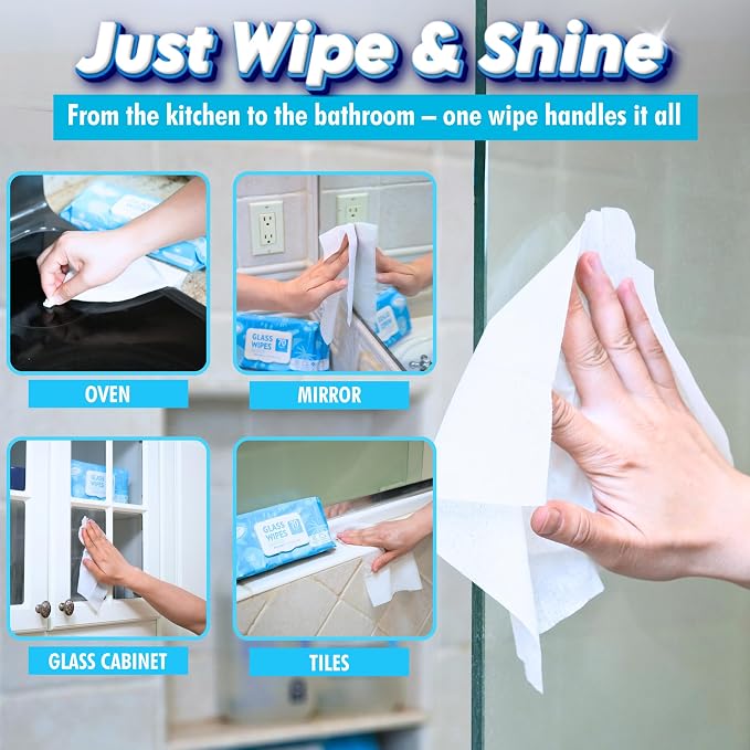 Air Jungles Car Interior Cleaning Wipes Set 210 Count, XL 8" x 10" Wipe for Car Leather Seat, Windshield Window Mirror Cleaning, Steering Wheel & Vinyl Cleaning, Multi-Purpose Wipes