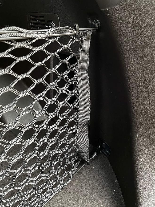 Envelope Style Trunk Mesh Cargo Net for Hyundai Santa FE SE SEL 2021-2026 - Car Accessories - Premium Trunk Organizers and Storage - Cargo Net for SUV - Vehicle Carrier Organizer for Hyundai Santa Fe