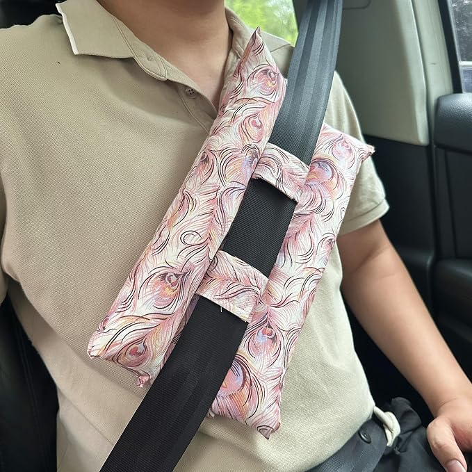 KANICER Post Heart Surgery Seatbelt Pillow, Mastectomy Pillow, Port Pillows for Chemo Patients, Hysterectomy Must Haves, Heart Surgery C-Section Recovery