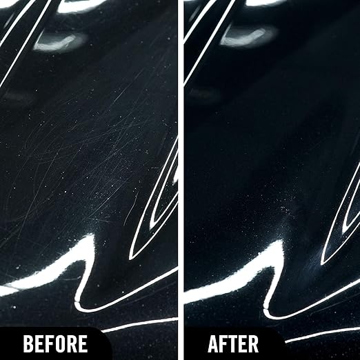 Turtle Wax Hybrid Solutions Ceramic Acrylic Black Car Polish and Wax, Car Scratch Remover & Car Paint Restorer for Black Cars, Deep Shine, Ceramic Coating Protection & Water Beading, 14 oz (Pack of 1)