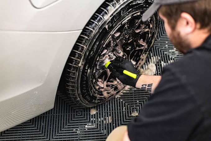 Detail Factory - TriGrip Ultra-Soft Detailing Brush Set - Scratch-Free Cleaning for Exterior, Interior Panels, Emblems, Badges, Gauges, Infotainment Screen - Live Wire
