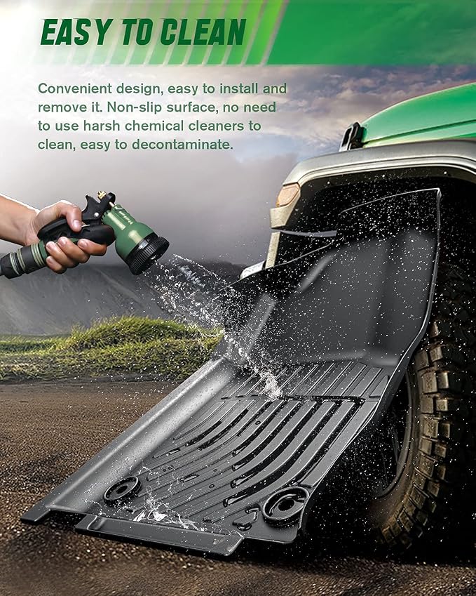 VIWIK Floor Mats Fit for Kia Sportage 2023 2024 Only Hybrid, Car Mats All Weather Custom Floor Liners Full Set 1st 2nd Row Front & Rear, 2023 2024 Sportage Only Hybrid TPE Odorless Non-Slip