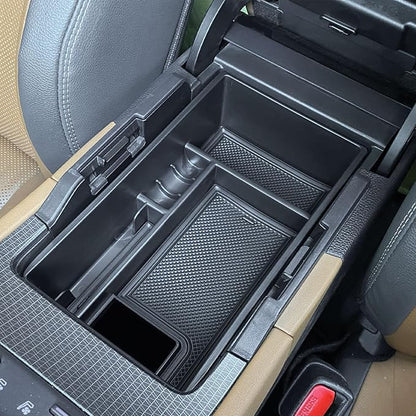 2PCS Center Console Tray Compatible with Toyota Venza 2021 2022 2023 2024 Accessories, Gear Shift StorageInsert Tray Middle Console Organizer Compartment Armrest Secondary Box Organizer