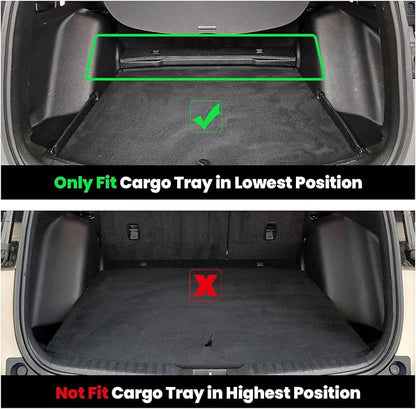 LASFIT Floor Mats & Trunk Mat for Honda CR-V 2017-2022 EX-L/EX/Touring/LX/Special Edition, All Weather Protection TPE Floor Liners 1st & 2nd Row & Cargo Mat in Lower Position (NOT for Hybrid)