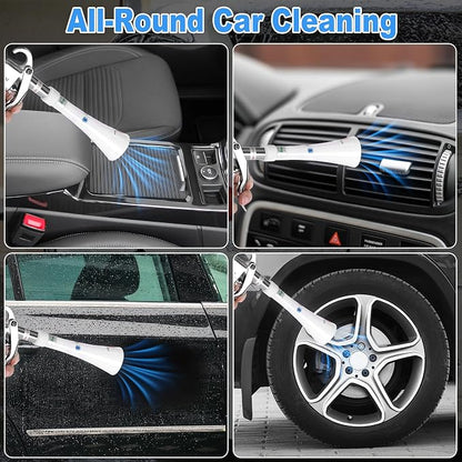 Car Cleaning Gun Detailing Dry Air Blow Gun, High Pressure Car Interior Cleaning Tool, Car Dryer Air Blower for Car Surfaces Quickly Blasts Dust, Works with Air Compressor