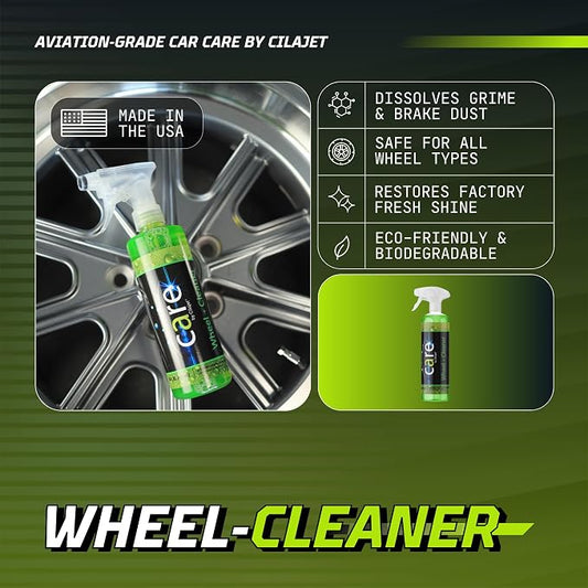 Care Wheel Cleaner, Car Cleaning Supplies, Auto Detailing Supplies, Removes Brake Dust, Grime, Safe for Various Wheel Finishes, 16 oz.