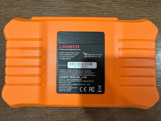 LAUNCH Creader Elite V2.0 for BMW OBD2 Scanner, Full System Diagnostic Bi-Directional Scan Tool, ECU Code, All Services, Active Tests, Battery Registration Tool for BMW Mini RR, Lifetime Free Update
