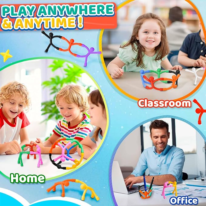 Magnetic Travel Toys for Toddlers Kids, Fidget Toys Airplane Car Travel Activities Essential,Road Trip ‌Sensory Toy Magnet People Men, Toys for 3 4 5 6 7 8 Year Old -10PCS