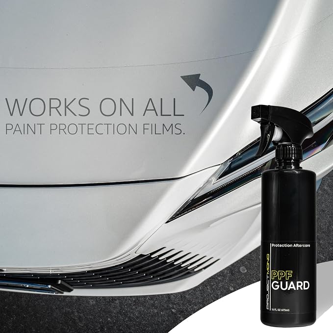 Project Mono PPF Guard - PPF Cleaner Spray that Restores & Enhances Hydrophobic Protection | Made for All Paint Protection Film for Cars | Easy Spray & Wipe Application - 16 fl oz