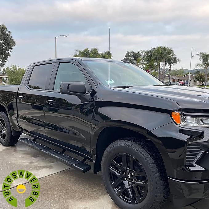 AUTOSAVER88 Running Boards Compatible with 2019-2026 Chevy Silverado/GMC Sierra 1500 Double Cab, 2020-2026 Silverado/Sierra 2500HD/3500HD, Side Step Nerf Bars Side Bars (Exclude 2019 LD/Limited)