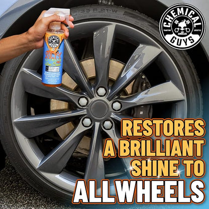Chemical Guys CLD1051602 Sticky Gel Citrus Wheel Cleaner Gel, (Safe For All Wheel Types) Works on Cars, Trucks, SUVs, Motorcycles, RVs & More, 16 fl oz (2 Pack)