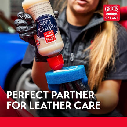 Griot's Garage Blue Detail Sponges for Car Detailing and Polishing, Foam Applicators for Waxes, Tire Dressings, Cleaners, Coatings, and Conditioners, 11205, Set of 2