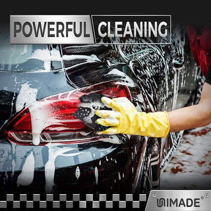 UNIMADE Microfiber Cleaning Cloth, 24 Pack Reusable Microfiber Towels for Cars Lint Free Cleaning Shop Towel Rags for Home Kitchen Automotive Bar Mechanic Restaurant Garage, 11"x 12", Grey