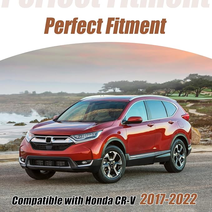 Interior Trim Kit for Honda CR-V 2017-2022 Wood Grain Pattern 9Pcs
