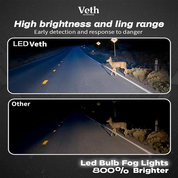 H4 Replacement Light – 70W 6500K Cool White, 22000 Lumens, 1:1 Plug & Play, Long-Service Life, CANbus Ready, IP68 – Replaces Any H4 Bulb - Fog-Interior-Turn Signal, Pack of 2