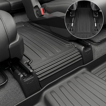 Auxko All Weather Floor Mats for Hyundai Palisade 2026 7&8 Seats Gasoline Only All Season TPE Accessories Guard Odorless Anti-Slip Floor Liners for Hyundai Palisade 2026 7&8 Passengers
