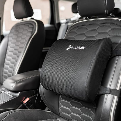 Healthfix® Car Lumbar Support Pillow | Back Cushion to Help Improve Posture (Hard)