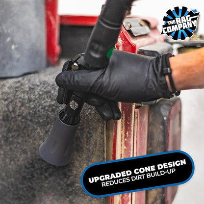 The Rag Company - Ultra Air Blaster Mini - Lift and Blast Dirt and Debris Away for Interior Detailing; Durable and Ergonomic Metal Design; Trigger Operated