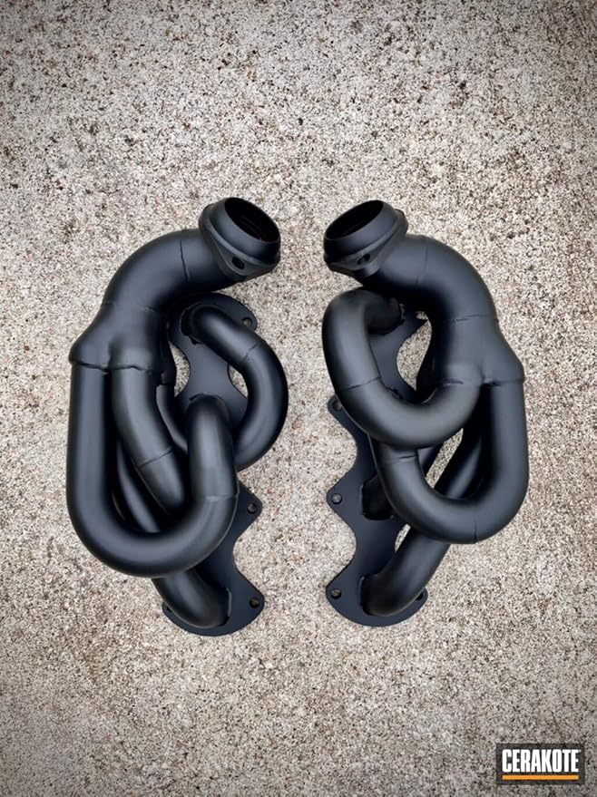 CERAKOTE® Glacier Black Coating Kit (C-7600 16 oz.) - Everything Needed to Spray Cerakote - Air Cure - Durable, High Temp Performance Ceramic Coating (1800°F Rating)