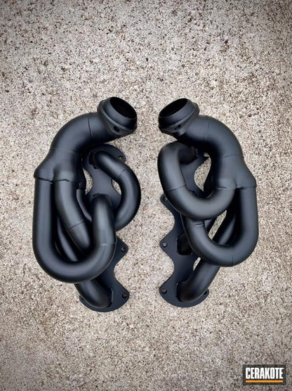 CERAKOTE® Glacier Black Coating Kit (C-7600 16 oz.) - Everything Needed to Spray Cerakote - Air Cure - Durable, High Temp Performance Ceramic Coating (1800°F Rating)