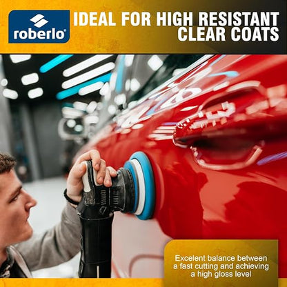 Roberlo ROBERCAR UF920 Ultra Fine Polish - Premium Buffing, Cutting, & Polishing Compound for Automotive Paint Restoration, Polishing Kit - 1KG - High-Gloss Finish