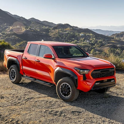 COMNOVA 6 Inches Running Boards for 2024-2026 Toyota Tacoma Double Cab with 4 Full-Size Doors. Side Steps Running Boards for Toyota Tacoma Made with Carbon Steel.