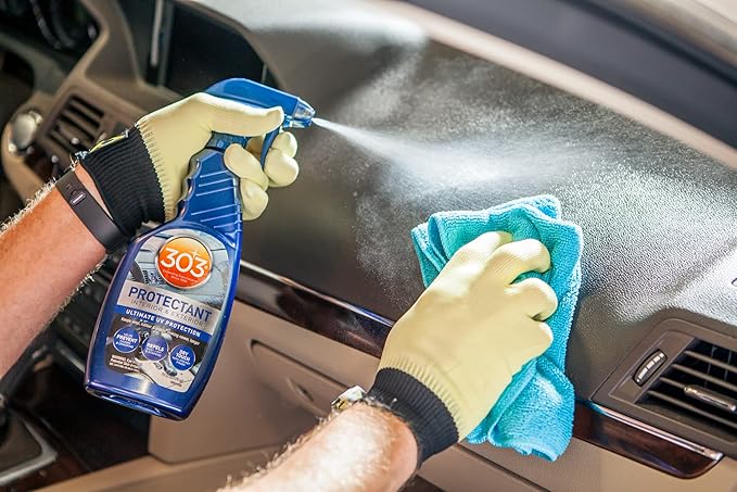 303 Products 30510 Convertible Vinyl Top Cleaning and Care Kit - Cleans And Protects Vinyl Tops - Includes Tonneau Cover And Convertible Top Cleaner 16 fl. oz. + Automotive Protectant 16 fl. oz.,,Blue