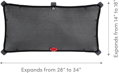 Munchkin® Brica® Magnetic Stretch to Fit™ Sun Shade, Black, 2 Pack