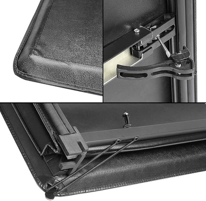 DNA Motoring Truck Bed Soft Tri-Fold Adjustable Tonneau Cover Compatible with 95-04 Tacoma 6Ft Styleside Bed, TTC-TRISOFT-051