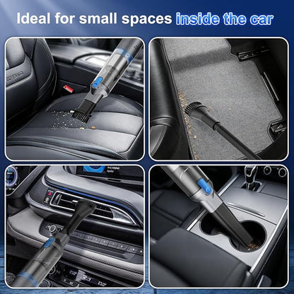 Stick Handheld Vacuum Cordless, Powerful Suction with Lightweight, Portable Rechargeable with Multi-Nozzles One-Touch Empty Dust Cup, HEPA Filter Vacuum for Home Pet Hair Car Office (VA004)