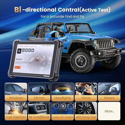 THINKCAR THINKSCAN 689 OBD2 Scanner, Bidirectional Scan Tool with 34+ Reset, 3000+ Active Test, ECU Coding, PMI, Wired Full System Diagnostic Scanner for Cars, CANFD/DOIP, FCA SGW AutoAuth